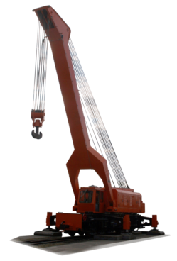 N0604型窄轨60t定长臂铁路起重机（出口尼日利亚）