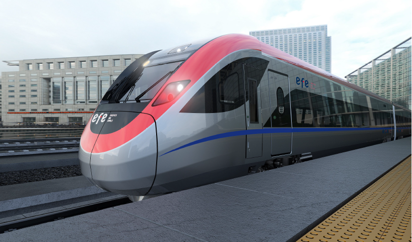 出口智利内燃电力双动力动车组